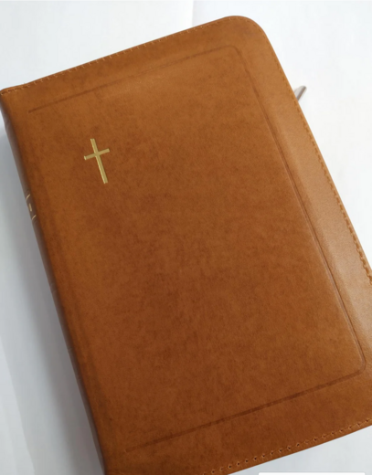 Pienoisraamattu ruskea vk, ks, rh 2831JRH